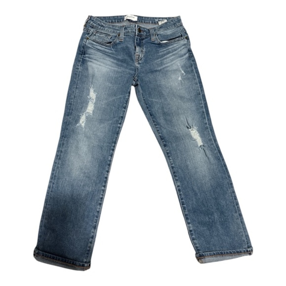 Big Star Kate Crop Straight Blue Jeans Size 26 Casual Everyday Classic